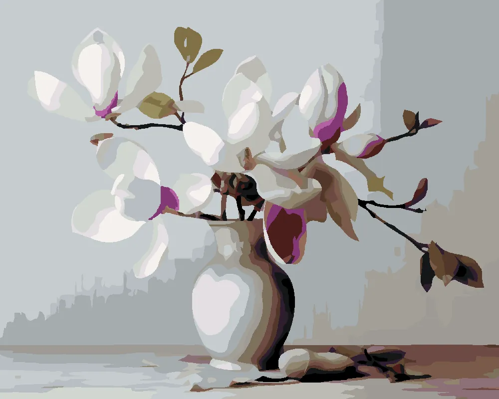 Diamond painting – MAGNOLIE 2 Handgefertigt