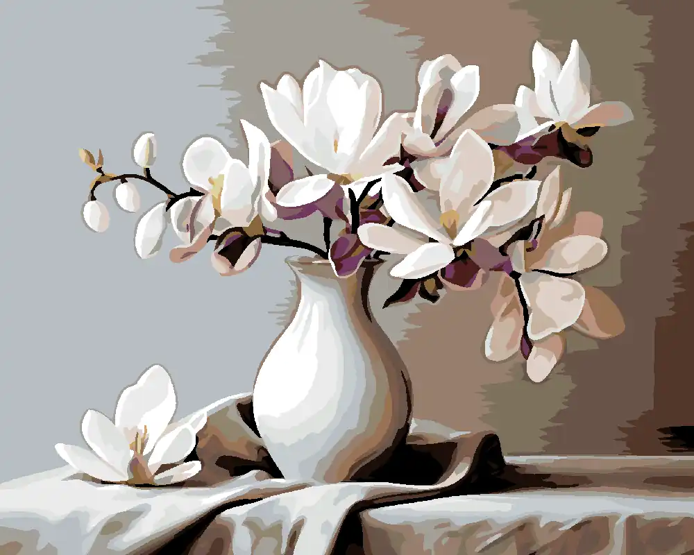 Diamond painting – MAGNOLIE 5 Kostenloser Rückversand