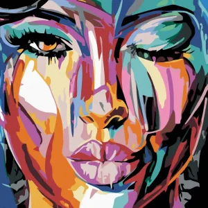 Diamond painting - BEMALTE SCHÖNHEIT Versand Am Gleichen Tag