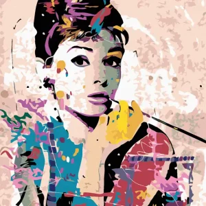 Sichere Zahlung Diamond painting - AUDREY HEPBURN