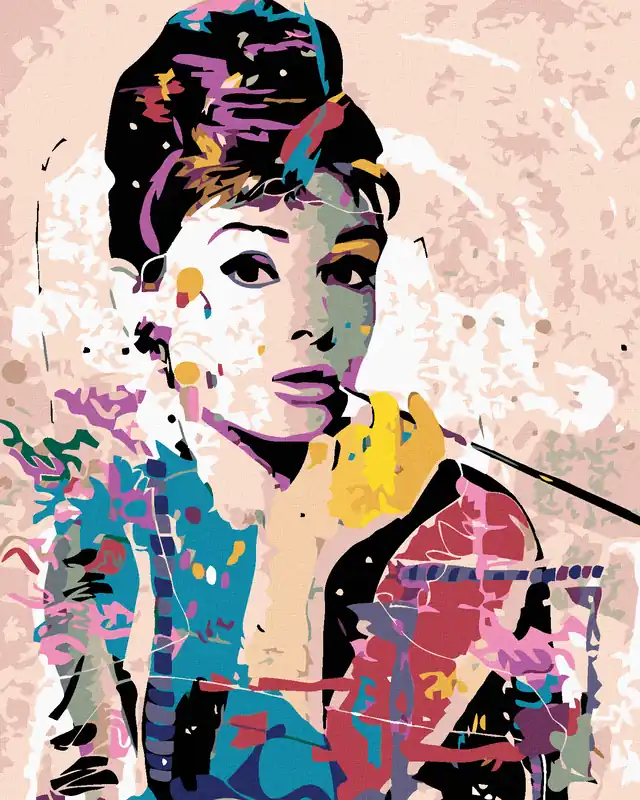Sichere Zahlung Diamond painting – AUDREY HEPBURN
