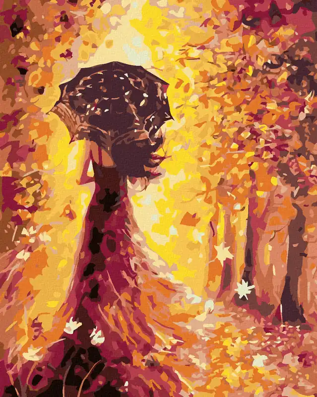 Diamond painting – FRAU MIT REGENSCHIRM Sichere Zahlung