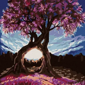 Markenprodukt Diamond painting - ROMANTISCHE BÄUME