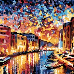 Geld-Zurück-Garantie Diamond painting - VENEDIG KREUZFAHRT