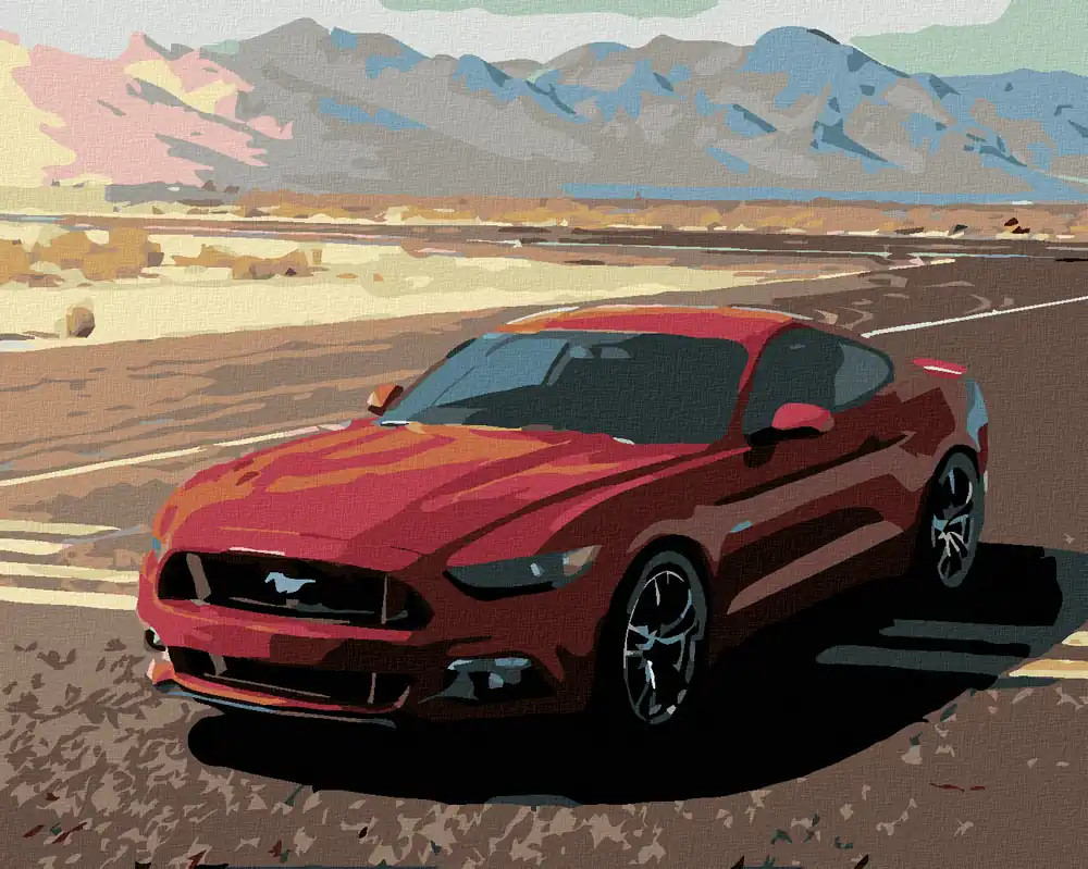 Diamond painting – MUSTANG Original