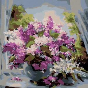 Diamond painting - FLIEDER IN DER VASE Finale Aktion