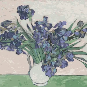 Diamond painting - SCHWERTLILIEN (VAN GOGH) Abverkauf