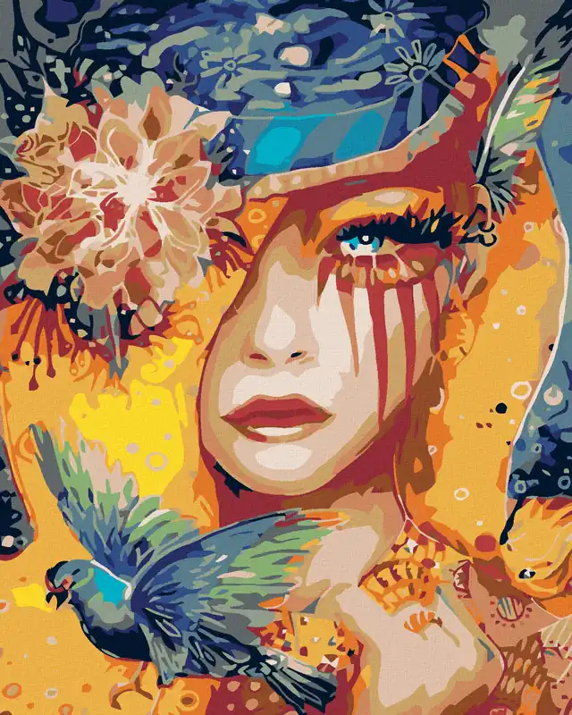 Echt Diamond painting – VOGELFRAU