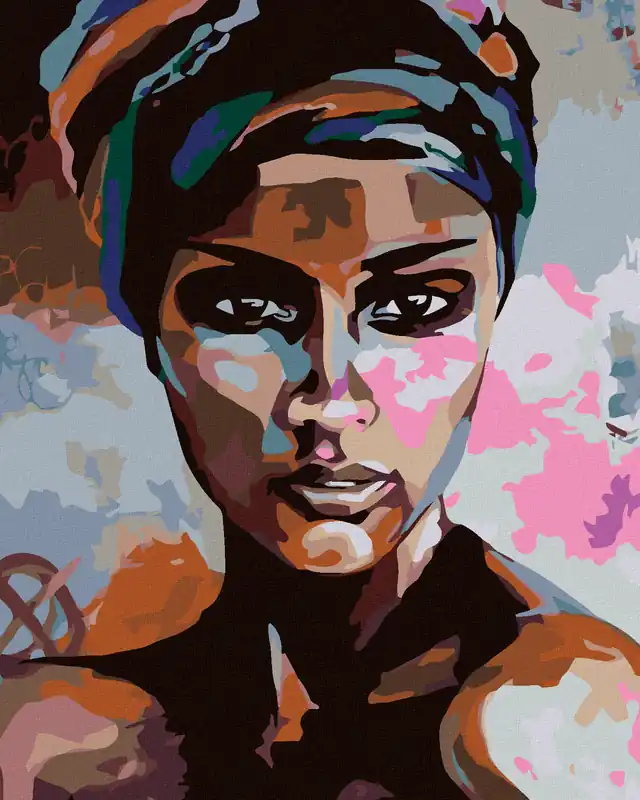 Diamond painting – PORTRÄT DIREKTER BLICK Top-Seller