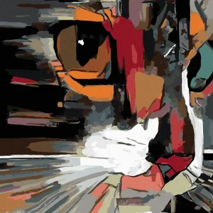 Diamond painting - ABSTRAKTES KÄTZCHEN Begrenztes Angebot