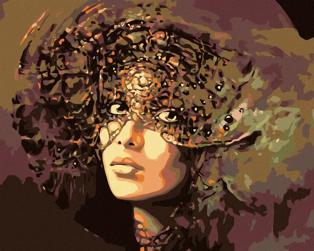 Preisknaller Diamond painting – GEHEIMNISVOLLE FRAU