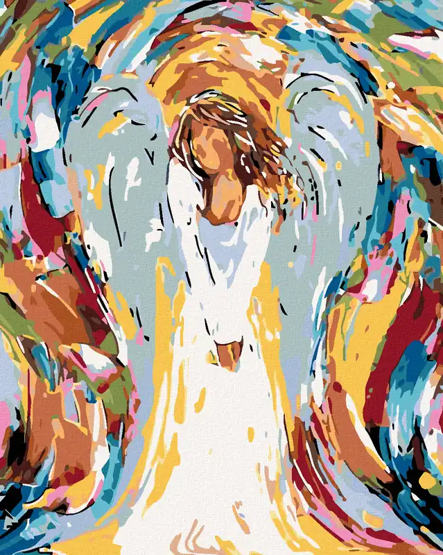 Jetzt Bestellen Diamond painting – FARBIGER ENGEL