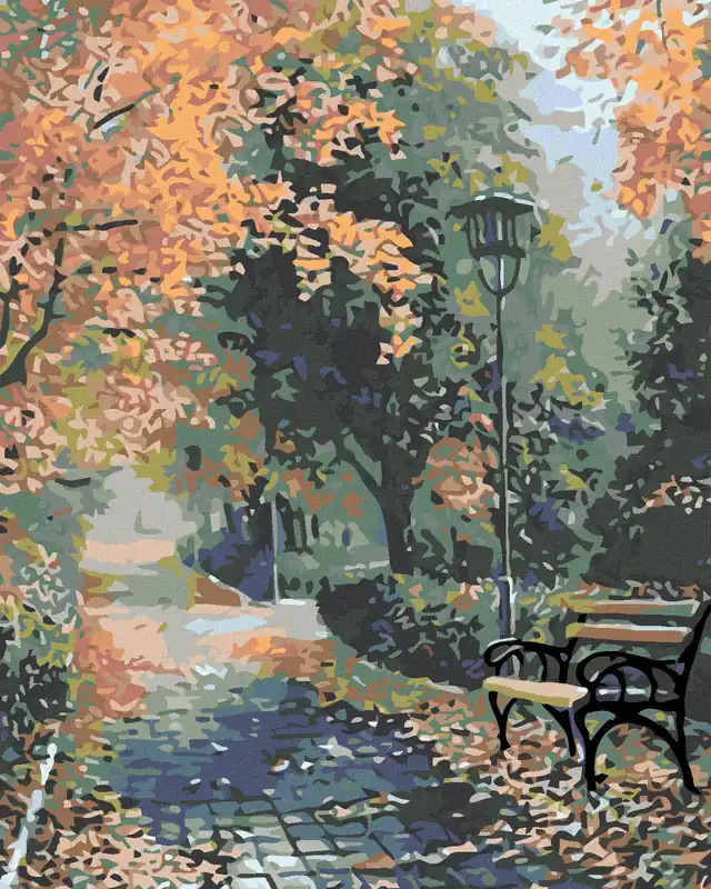 Exklusiv Diamond painting – HERBSTPARK