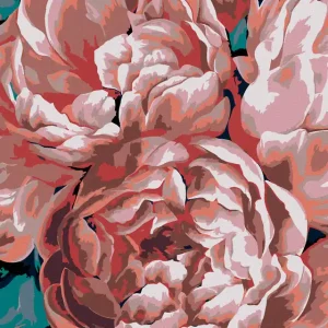 Nur Heute Diamond painting - PFINGSTROSEN IM LICHT