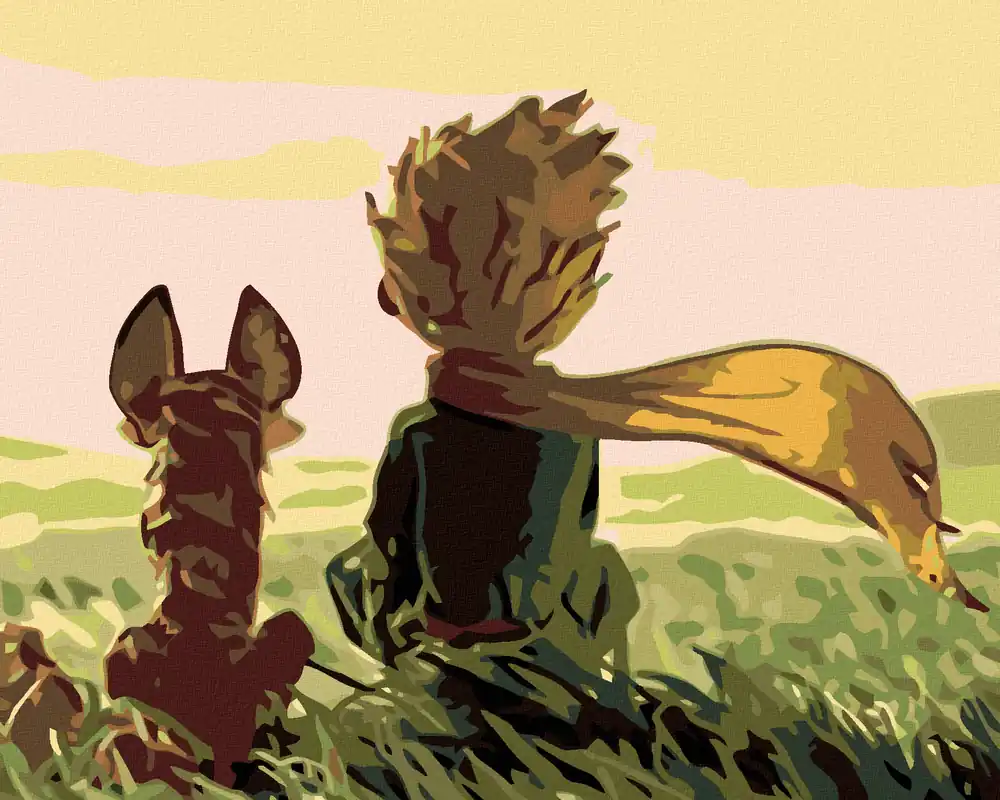 Diamond painting – DER KLEINE PRINZ MIT FÜCHSLEIN Neu Im Sortiment