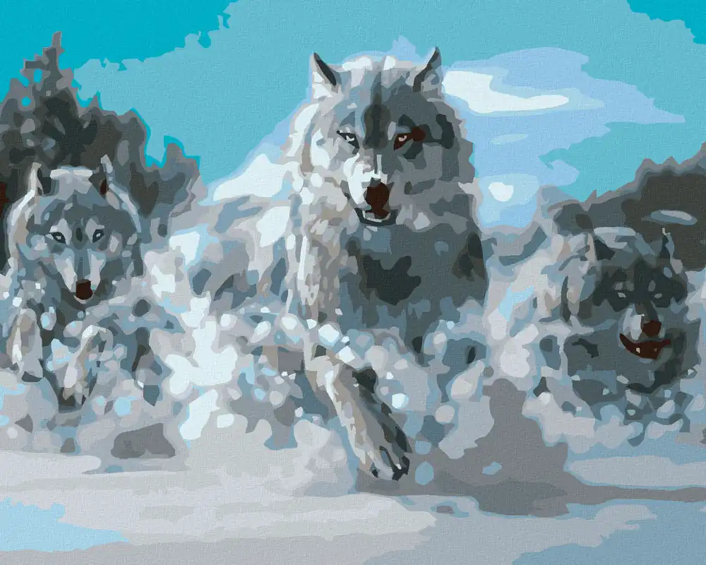 Diamond painting – LAUFENDE WÖLFE Online Kaufen