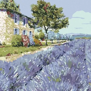 Diamond painting - LAVENDELFELD I Finale Aktion