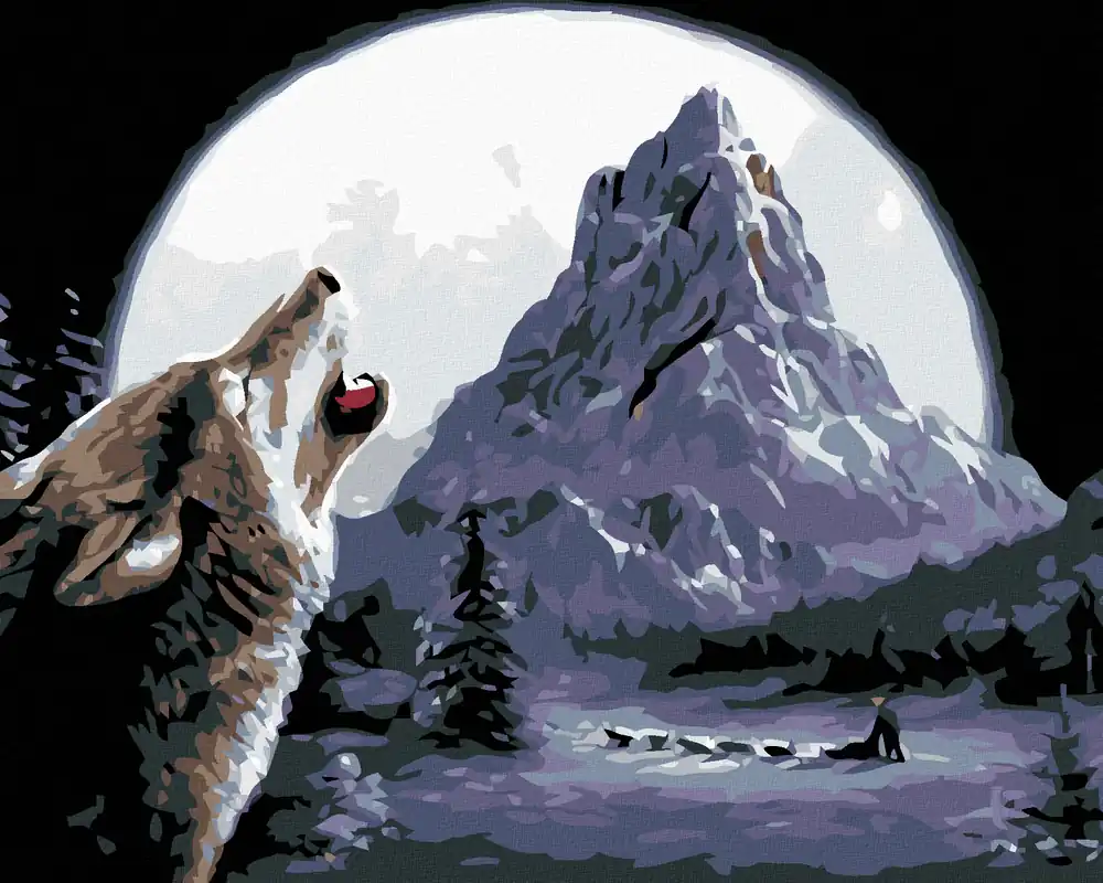 Diamond painting – JAULENDER WOLF Geprüft