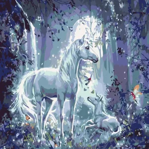 Diamond painting - EINHORN NACHTS Abverkauf