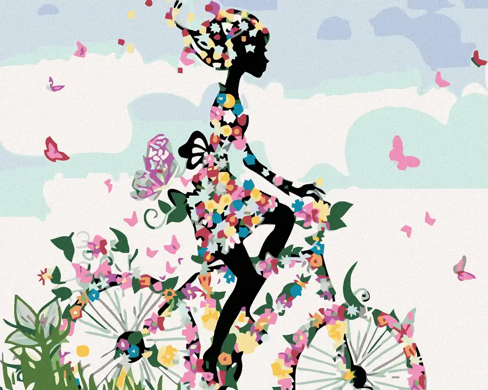 Jetzt Zugreifen Diamond painting – AUF DEM FAHRRAD