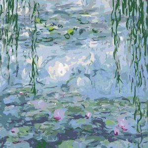 Diamond painting - SEEROSEN (C.MONET) Weltweiter Versand