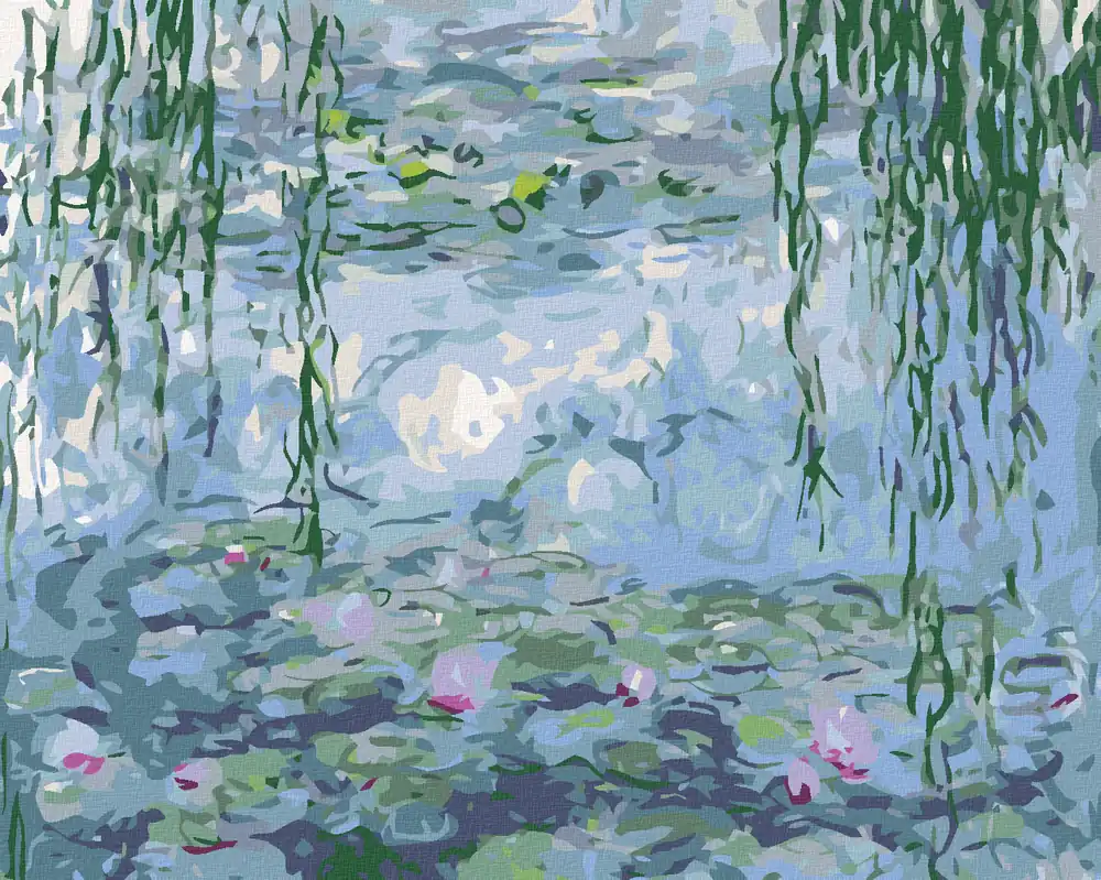 Diamond painting – SEEROSEN (C.MONET) Weltweiter Versand