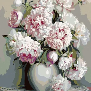 Expressversand Diamond painting - PFINGSTROSEN