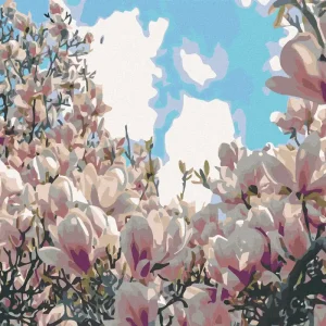 Mega-Angebot Diamond painting - BLÜHENDE MAGNOLIE