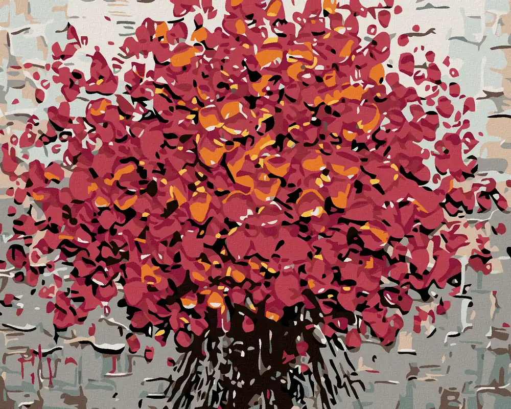 Neue Kollektion Diamond painting – ROTE BLÜTEN