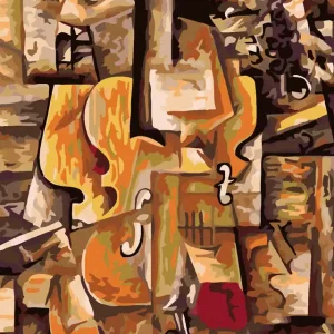 Diamond painting - GEIGE UND TRAUBEN (PICASSO) Bestpreis