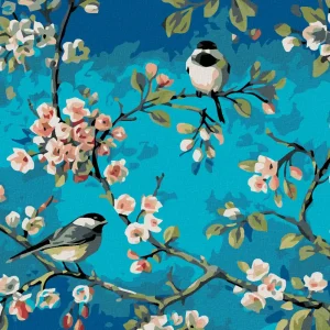 Sonderaktion Diamond painting - ZWEI SITZENDE VÖGEL