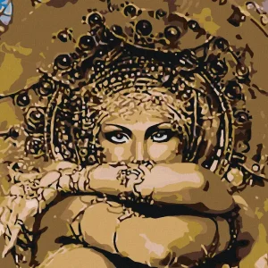 Neu Diamond painting - GEHEIMNISVOLLE FRAU IN UMARMUNG