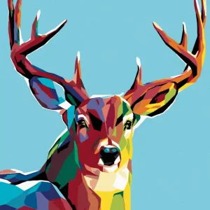 Diamond painting - HIRSCHBLICK Preisreduziert