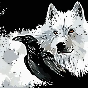 Heute Kaufen Diamond painting - HUND UND RABE