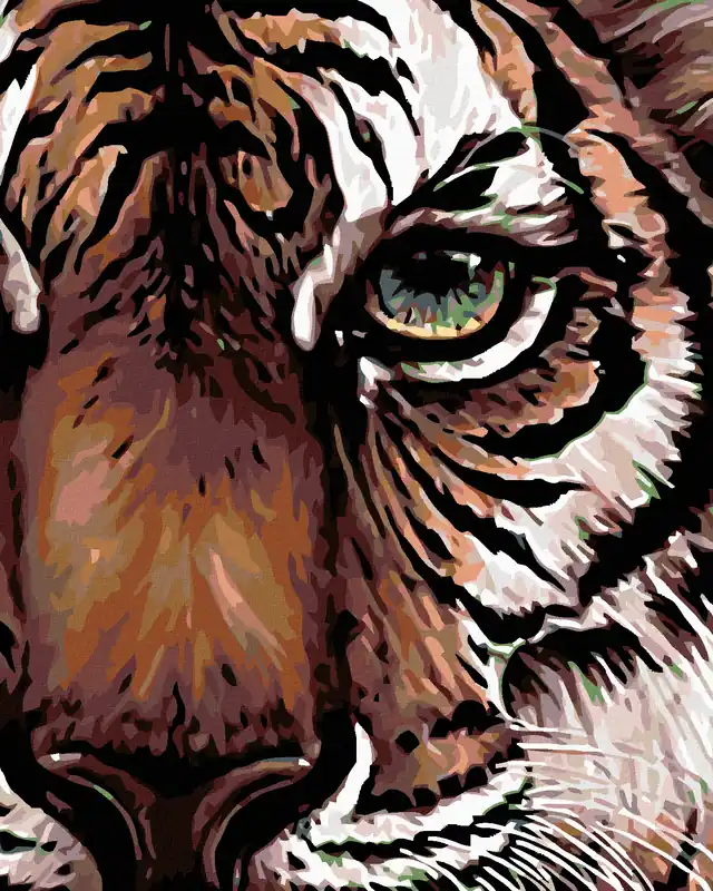 Diamond painting – TIGERBLICK Solange Der Vorrat Reicht
