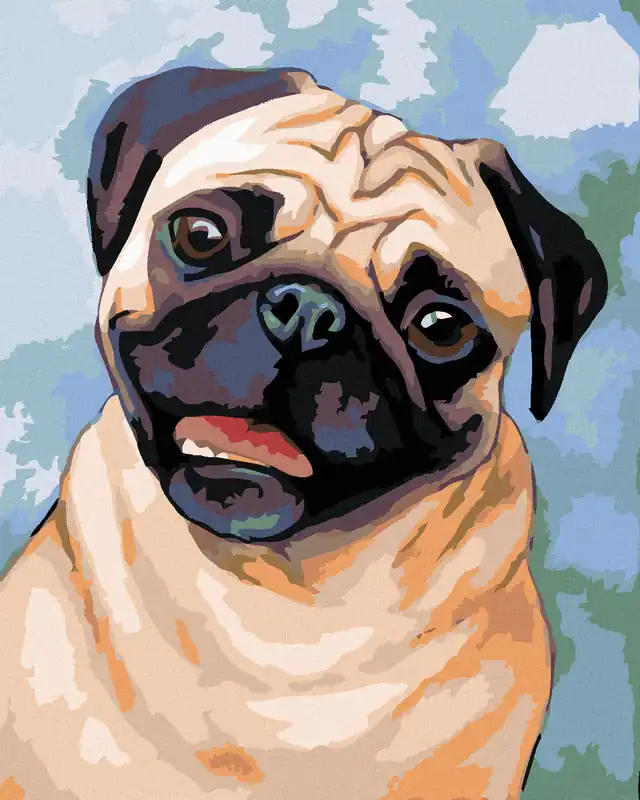 Preisreduziert Diamond painting – BRAUNER MOPS