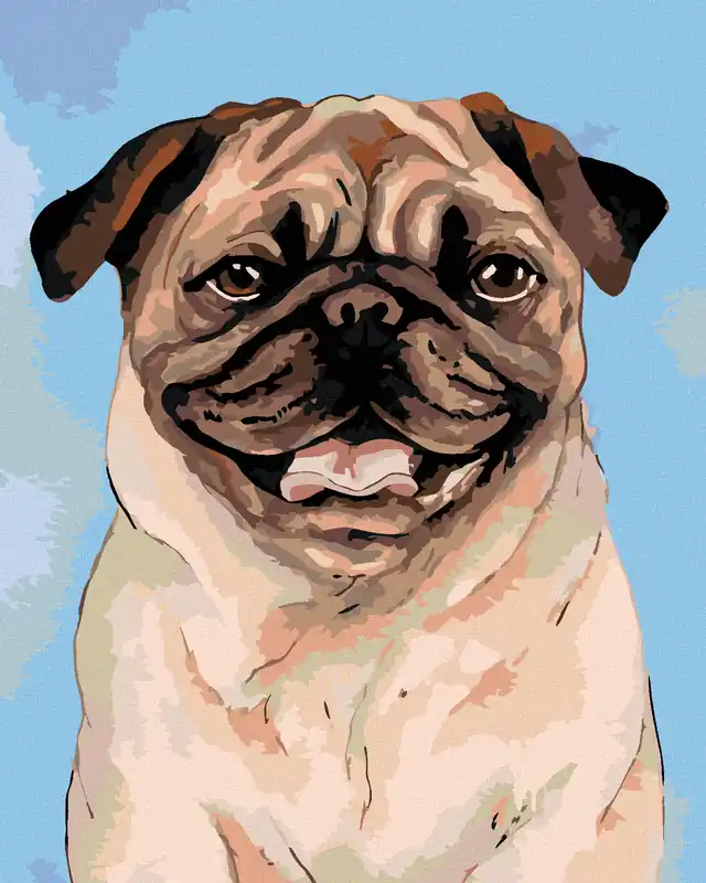 Heißes Angebot Diamond painting – BRAUNER MOPSI