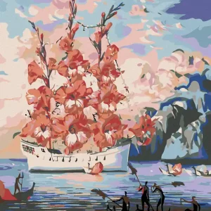 Im Trend Diamond painting - BLUMENSCHIFF