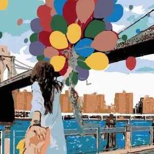 Angebot Diamond painting - BALLONS LOSLASSEN