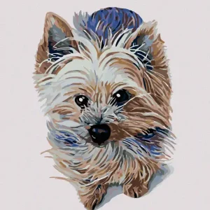 Diamond painting - KLEINER YORKSHIRE Mengenrabatt