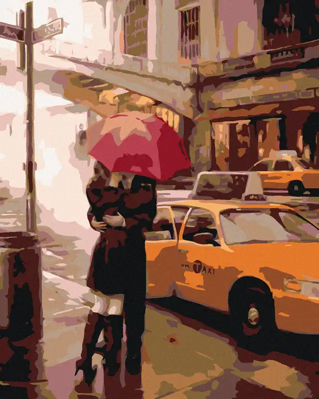 Diamond painting – ABSCHIED AM TAXI Sale