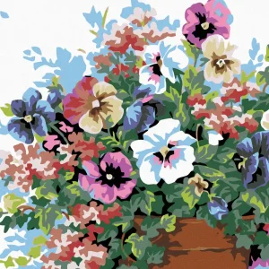 Top-Angebot Diamond painting - STIEFMÜTTERCHEN