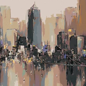 Meistverkauft Diamond painting - HOCHHÄUSER DER GROßSTADT