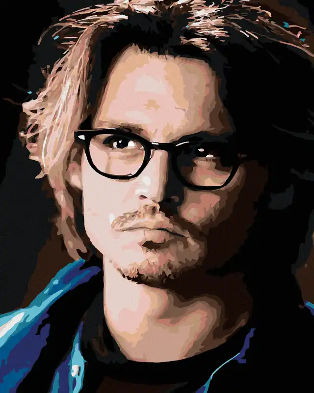 Diamond painting – JOHNNY DEPP Solange Der Vorrat Reicht