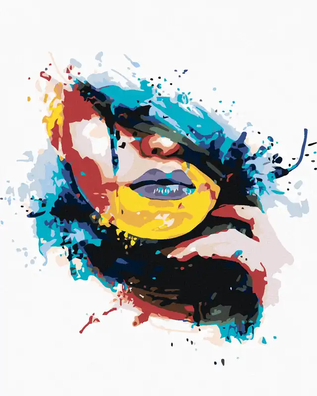 Sofort Bestellen Diamond painting – KUNST IM GESICHT