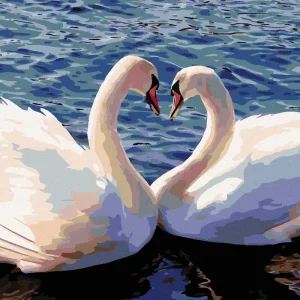 Diamond painting - SCHWÄNE II Handgefertigt