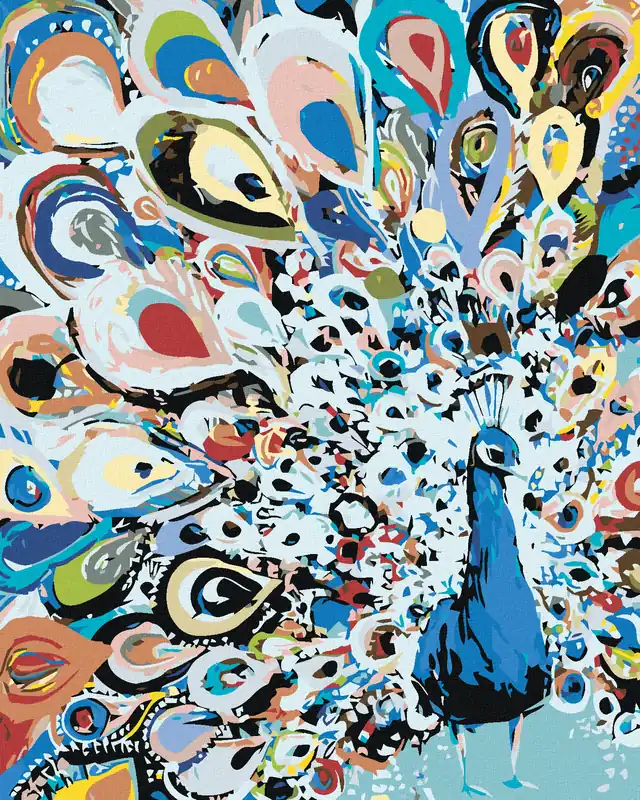 Diamond painting – GEMALTER PFAU II Preiswert