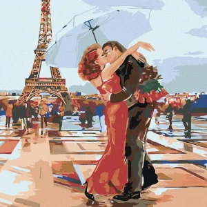 Diamond painting - LIEBHABER VOR DEM EIFFELTURM Bestseller