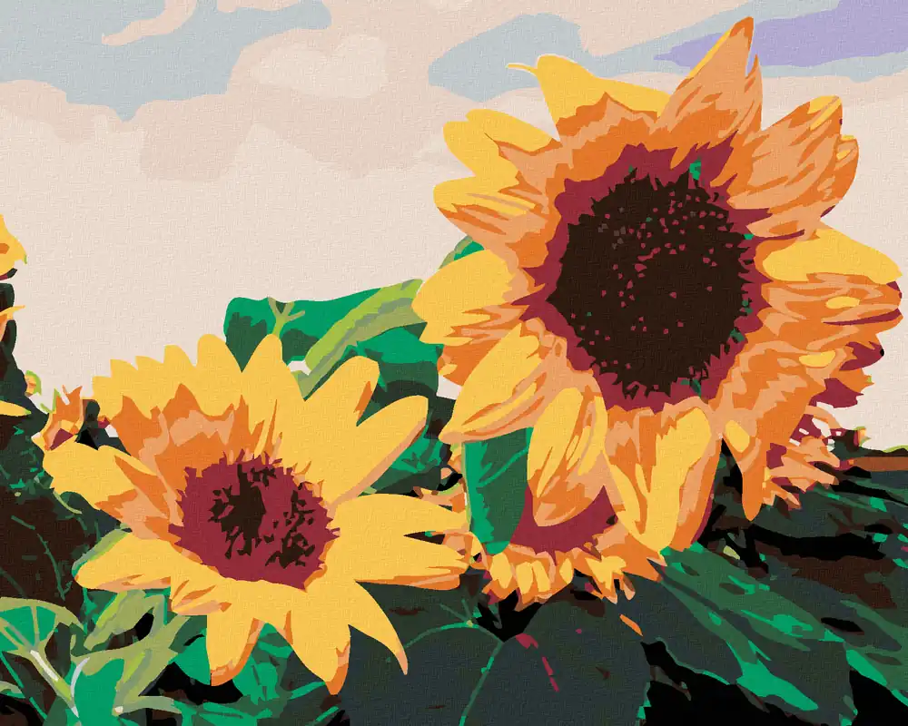 Sofort Bestellen Diamond painting – SONNENBLUMEN I.