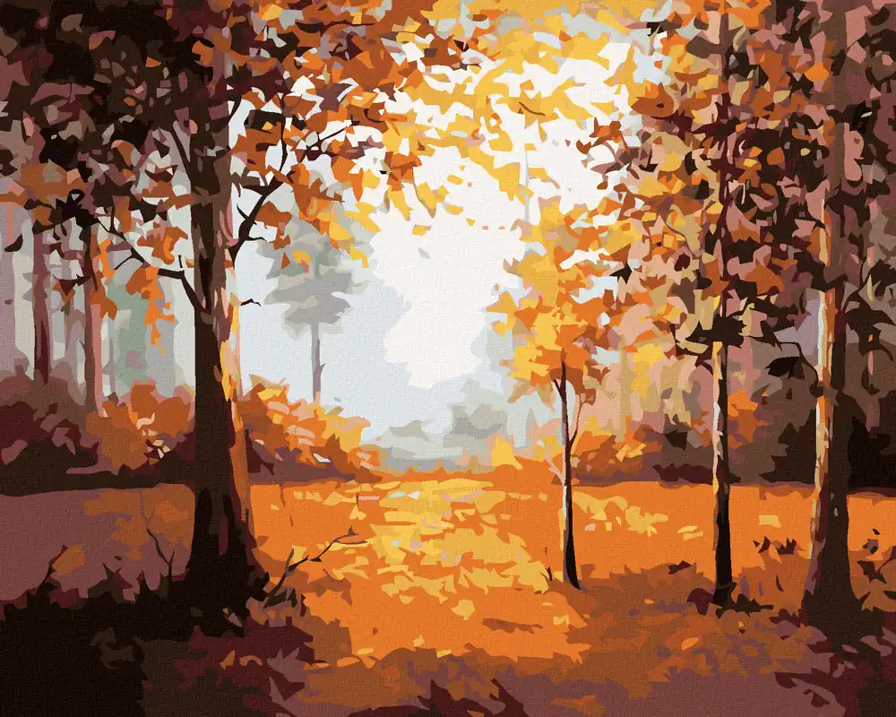 Im Trend Diamond painting – HERBSTWALD